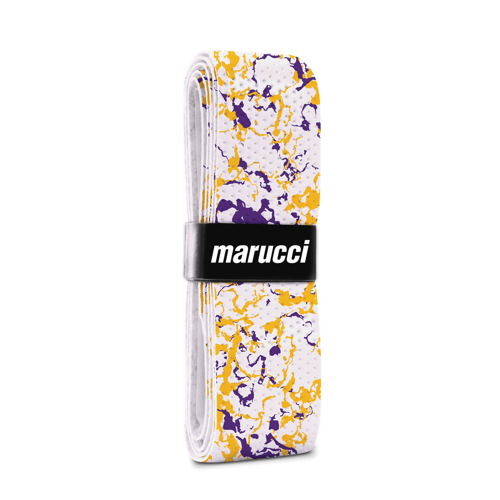 Marucci Bat Grip 1.75 mm Purple and Gold Marble