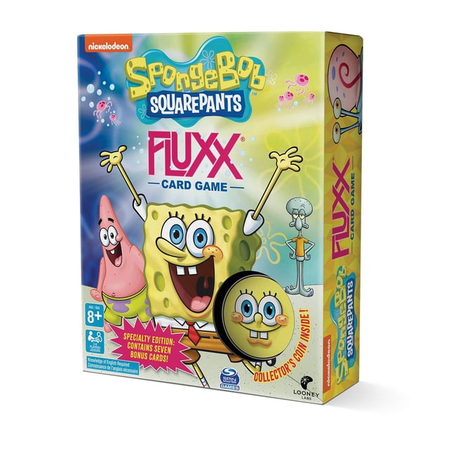 Juego de cartas Looney Labs Spongebob Fluxx Bikini Bottom Adventure