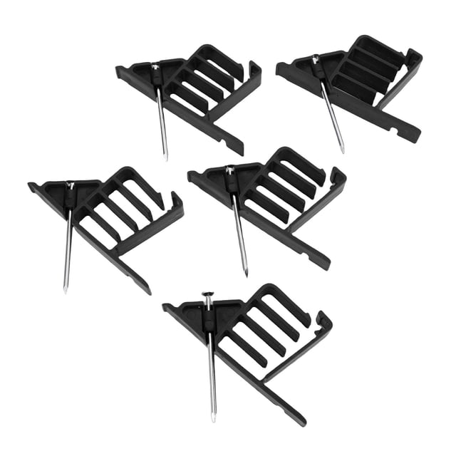 Apiladores De Cables Para Alambre De Datos Coaxiales Romex Clips Apiladores De Alambres Eléctricos De Plástico 25 Piezas Con Clavos De Acero Inoxidable Para Cables De Metal De