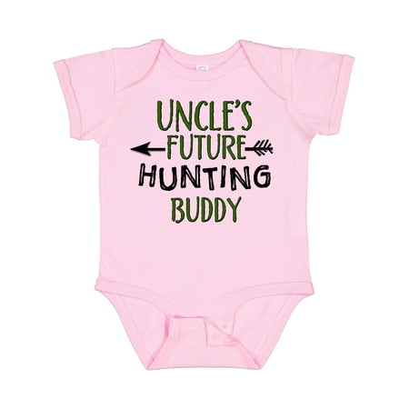 

Inktastic Uncles Future Hunting Buddy Boys or Girls Baby Bodysuit