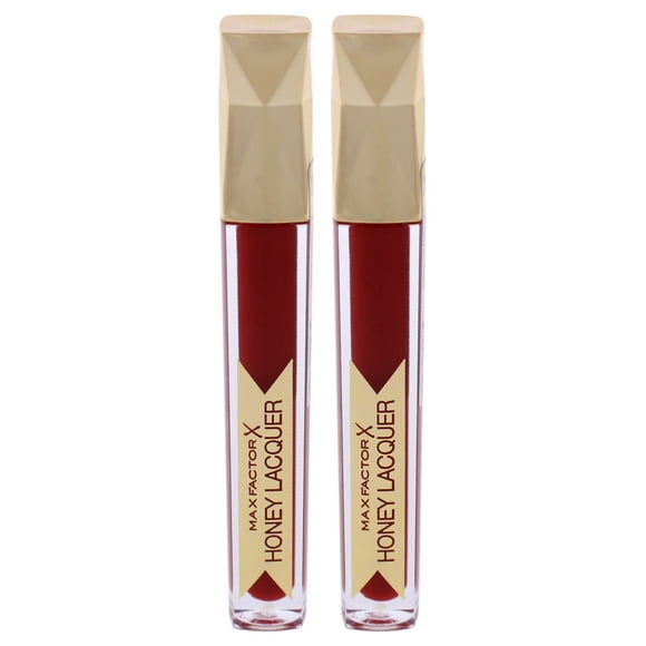 Color Elixir Honey Lacquer - 25 Floral Ruby by Max Factor for Women - 0.12 oz Lipstick - Pack of 2