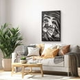 thumbnail image 5 of Beautiful Woman Face Metal Wall Art Decor, 5 of 9