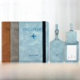 thumbnail image 1 of Bolsa de pasaporte antimagnética de cuero de PU, etiqueta de equipaje, traje de cuero, cepillo antirrobo, porta pasaporte, bolsa de identificación, funda para pasaporte en existencia, 1 of 5