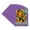 Purple Iris, variant on Pansy Purple Picture Frame Mat for 16x20 Frames - Fits 12x18 Photos - 1 Mat