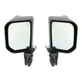 thumbnail image 1 of For 2007-14 FJ Cruiser Set of Side View Power Mirrors Gloss Black w/ Lamps, 1 of 12
