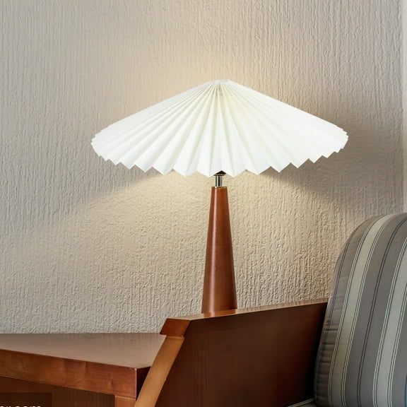 OUNONA Fabric and Iron Lampshade for Floor Lamp Beige Soft Light Cover