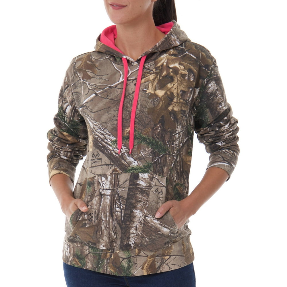 Realtree Women's Camo Fleece Pullover Hoodie