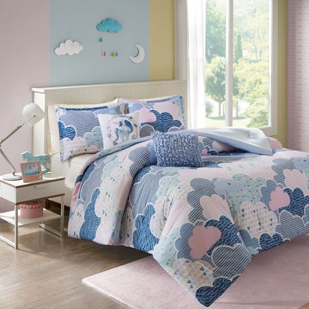 Cloud Comforter Set Blue Twin Twin Xl Nestle In Clouds With The
