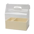 thumbnail image 1 of Caja de regalo Bolsa de pastel con asa Cajas de almacenamiento de flores Decoración Favor de fiesta Propuesta de compromiso decorativa Ceremonia Almacenamiento y organización del hogar Leche blanca Billuyoard  HA081341-02, 1 of 6