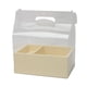 thumbnail image 1 of Caja de regalo Bolsa de pastel con asa Cajas de almacenamiento de flores Decoración Favor de fiesta Propuesta de compromiso decorativa Ceremonia Almacenamiento y organización del hogar Leche blanca Naiovety  HA081341-02, 1 of 6