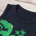 thumbnail image 5 of TOWED22 Toddler Baby Boy Summer Outfit Short Sleeve T Shirt Shorts Outfits Infant Beach Casual 2Pcs Clothes Set(Green,5-6 Y), 5 of 7