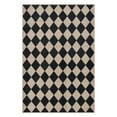 thumbnail image 6 of SUNDEREY 6'x9' Easy Jute Area Rug, Large Washable Rugs for Living Room, Checkerboard Indoor Outdoor Carpet Non Slip, Modern Geometric Farmhouse Checkered Carpet for Dining Room Apartment,Black, 6 of 10