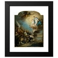 thumbnail image 2 of Charles-André van Loo 15x18 Black Modern Framed Museum Art Print Titled - The Wish of Louis XIII at the Headquarters of La Rochelle (1628) (1737-1747), 2 of 5