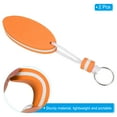 thumbnail image 3 of Uxcell Floating Keychain Buoyant Keyrings Marine Key Holder for Kayaking, Orange 2 Pack, 3 of 5