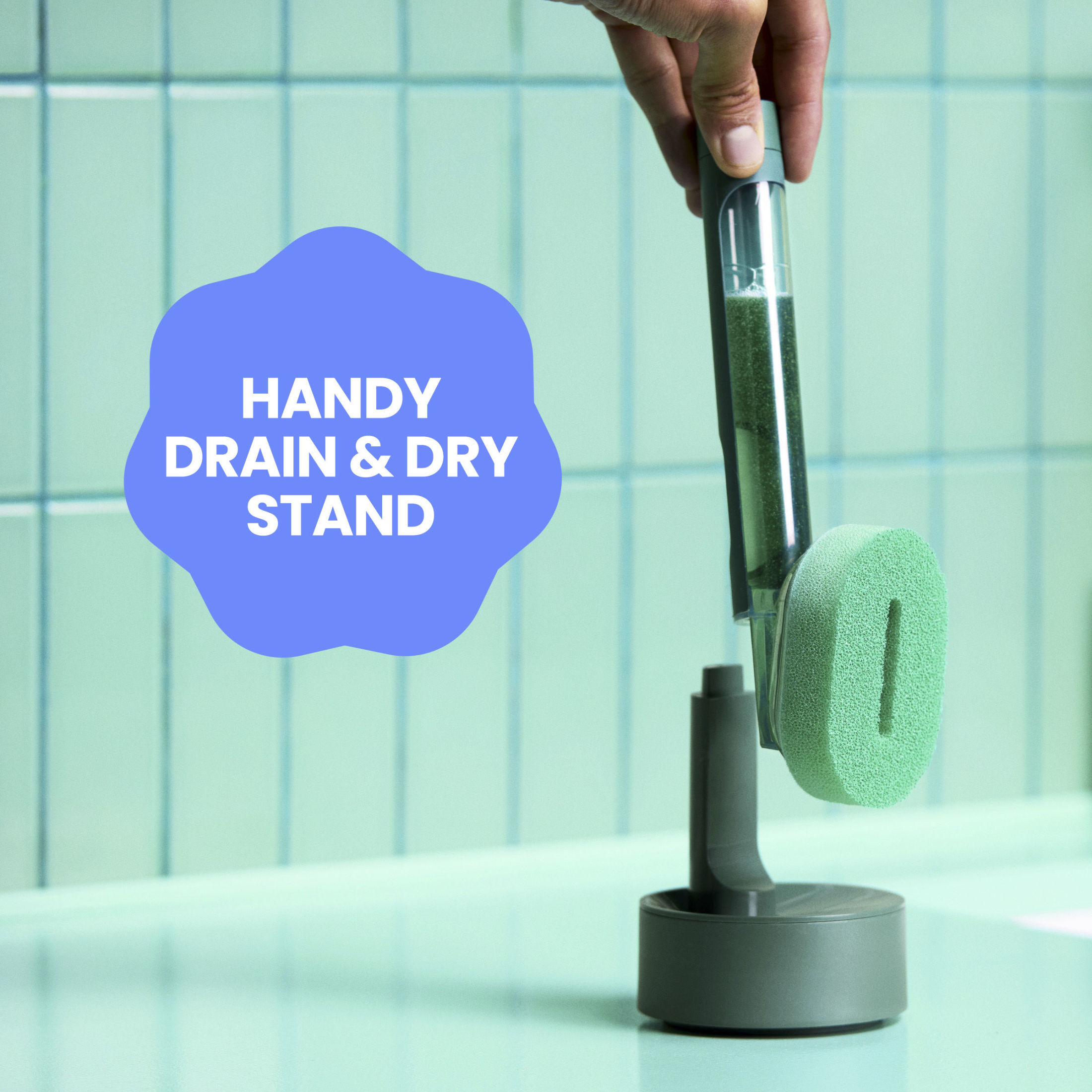 Scotch-Brite Fillable Dishwand with Drain & Dry Stand photo 7