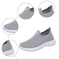 thumbnail image 4 of Rokment Womens Orthopedic Slip on Socks Walking Running Shoes Comfortable Arch Support Memory Foam Cross-Training Non Slip Nursing Sneakers Grey Size 8.5, 4 of 6