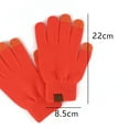 thumbnail image 2 of Guantes Térmicos Elásticos con Pantalla Táctil de Invierno para Mujer Forrados de Punto Cálido, 2 of 5