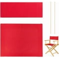 thumbnail image 1 of 1 juego de funda de repuesto para silla de director, funda de lona para silla de director informal, funda de repuesto con palo de madera., 1 of 7