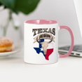 thumbnail image 3 of CafePress - Bull Skull Born Texas - 11 oz Ceramic Mug - Novelty Coffee Tea Cup, 3 of 4