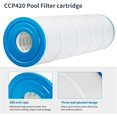 thumbnail image 2 of Pool Filter Replacement for Clean and Clear Plus 420, CCP420, PCC105, R173576,for Unicel C-7471, 817-0106,Swimming Spa Pool Fliter, 2 of 5