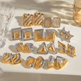 thumbnail image 3 of JZROCKER Handmade Gold Silver Geometric Studs Earrings Comfortable Ear Accessories Alloy Jewelry for Women Daily Or Party Wear, 3 of 21