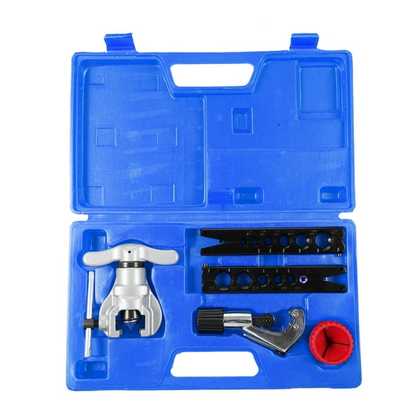 Eccentric Flaring Tools,Kit 45 1/8'' To Set Cutter Type Set 1/4-3/4inch Tool Cone Cutter Pipe Cutter Dies Sizes Kit Heavy Kit 6 Tools Set And Cutter Kit Sizes 1/4-3/4inch Cutter 1/8'' To 1-1/8''