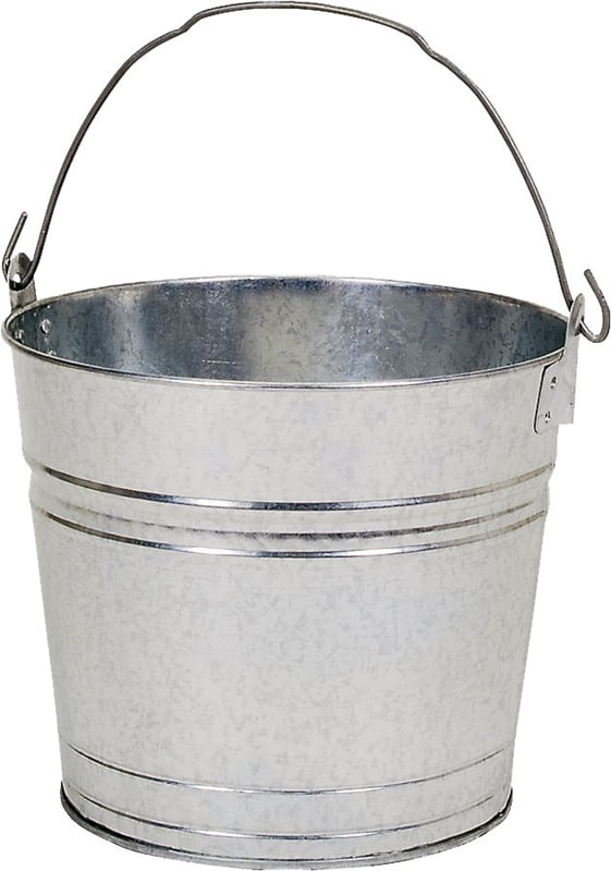 Organization Behrens 10-Quart Galvanized Steel Pail for Cleaning Mopping 
