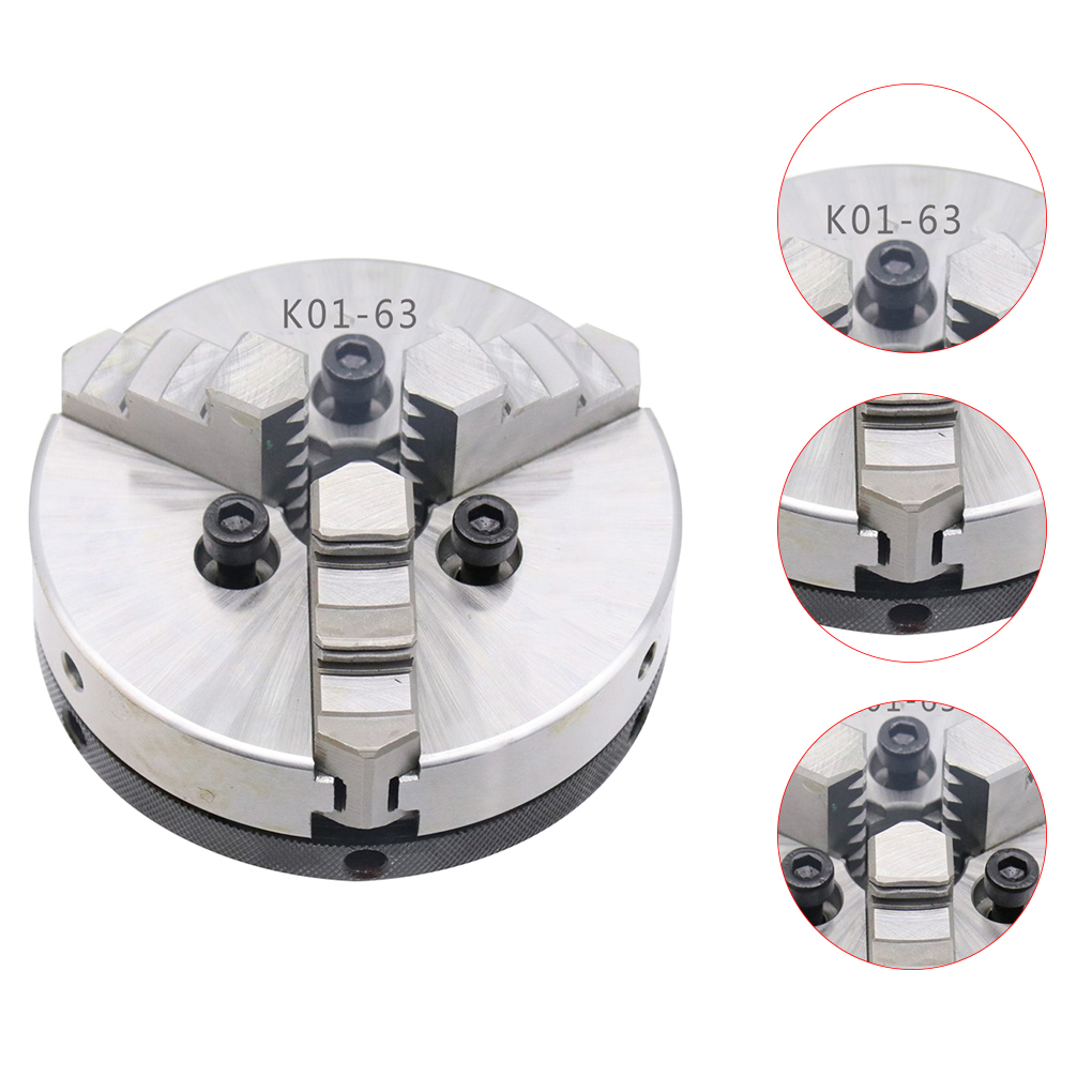 Buy 4Jaw 3jaw Manual Lathe Chuck 45 Steel Selfcentering Tools Lathe