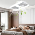thumbnail image 1 of Rewenti -Fan Led Ceiling Fan Light with E27 Base Remote Control Adjustable Angle Quiet Ceiling Lamp for Home, 1 of 5