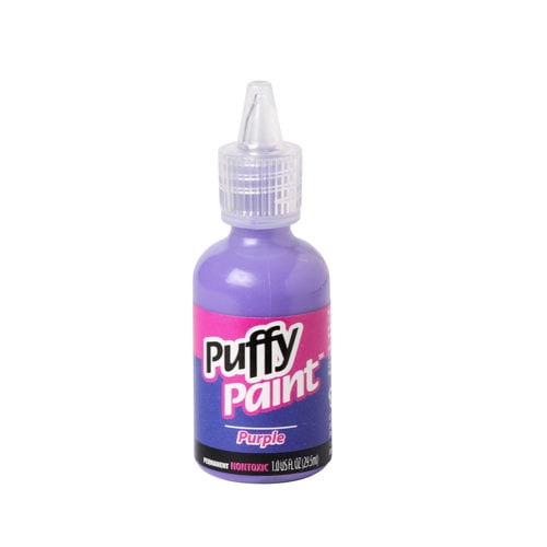 Puffy 3D Puff Paint, Fabric and Multi-Surface, Purple, 1 fl oz