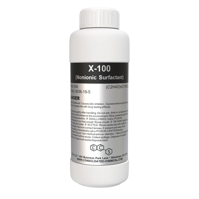 Surfactante no iónico X-100 CCS para laboratorio e industria 100 ml