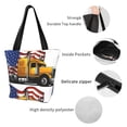 thumbnail image 4 of Disketp American Truck for Women’s Casual Shoulder Tote Bag Cross-body Handbags for Shopping, Travel and Daily Use, 4 of 6