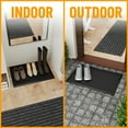 thumbnail image 4 of Ottomanson Easy Clean, Waterproof Non-Slip Doormat Indoor/Outdoor Boot Tray, 17.5" x 27", Black, 4 of 8