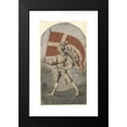thumbnail image 2 of Niklaus Manuel 15x24 Black Modern Framed Museum Art Print Titled - Banner Wearer, Stride to the Left (1512-15), 2 of 5