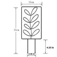 thumbnail image 6 of Xeyise Metal Plants Trellis Hollow Leaf Indoor Outdoor Potted Flowers Plants Climbing Small Houseplant Vine Ivy Support Stake Gardening Supplies, 6 of 8