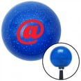 thumbnail image 1 of American Shifter  Red at Symbol Blue Metal Flake Shift Knob with M16 x 1.5 Insert Shifter Auto Manual, 1 of 1