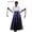 CL3, variant on African Maxi Skirt Women Black Chiffon Patchwork Full Length High Waist African Clothing for Women WY10092