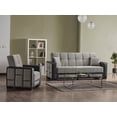 thumbnail image 5 of Ottomanson Convertible Accent Chair Chenille Modern Sleeper Armchair with Storage, Gray, 5 of 5