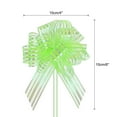 thumbnail image 2 of Uxcell Organza Large Pull Bow Gift Wrapping Bows Ribbon Chiffon Yarn for Wedding Basket Presents Christmas Green 4", 2 of 6