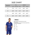 thumbnail image 7 of ANLIQI Men's 100% Cotton Pajamas Set Summer Short Set Button Down Sleepwear Soft Loungewear with Pockets (Cobalt Blue XL), 7 of 7