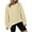 Beige, variant on Youyipin Womens Oversized Crewneck Sweatshirt Causal Loose Long Sleeve Pullover Tops Fall Fashion 2024 Teen Girls y2k Outfits