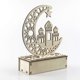 thumbnail image 2 of Ramadan Eid Mubarak Home Decoration Moon Castle Led Light Wooden Ornament Diy, 2 of 5