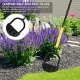 thumbnail image 4 of 1pc Garden Edger Half Moon Saw-Tooth Hand Edger Ergonomic Manual Lawn Step Edger With Long Handle Landscaping Edging Tool For Sidewalk Driveway, 4 of 5