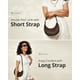 thumbnail image 3 of Bolso de hombro Vantamo Crescent Coffee Brown con RFID para mujer, 3 of 6