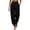 Black, variant on Women's High Waisted Jogger Pants Double Button Pleated Front Cuffed Trousers with Pockets for Casual Work