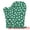 Green, variant on Unique Bargains Soft Heat-Resistant Cotton Oven Mitts 2 Pcs Yellow 10.2x5.5 Inch