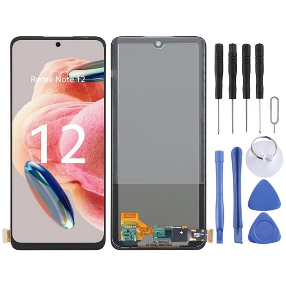 For Xiaomi Redmi Note 12 4G TFT LCD Screen with Digitizer Full Assembly, Not Supporting