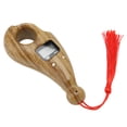 thumbnail image 3 of Contador digital de cuentas de Buda con borla LCD, bajo nivel de ruido, resistente a impactos, para meditación, movimiento de dedos, madera de durazno, 3 of 14