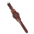 thumbnail image 1 of Correa de reloj de cuero Strade Fareast Limited para hombres y mujeres repuesto ajustable hebilla de metal premium Marrón 18mm, 1 of 8