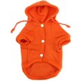 thumbnail image 5 of Ropa para mascotas, suéter para perros, vestidos para perros, suéter para cachorros, abrigo cálido para perros, perros pequeños, Chihuahua, cachorro, caniche de peluche (S, naranja) JFHHH pequeña, 5 of 5